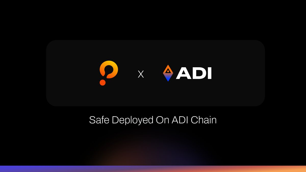 Multisig is live on Adi