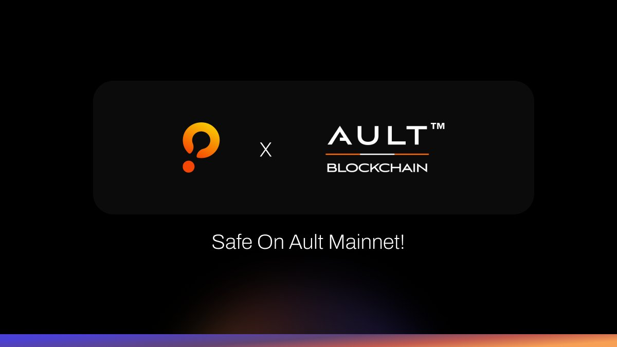 Safe multisig is live on Ault Mainnet