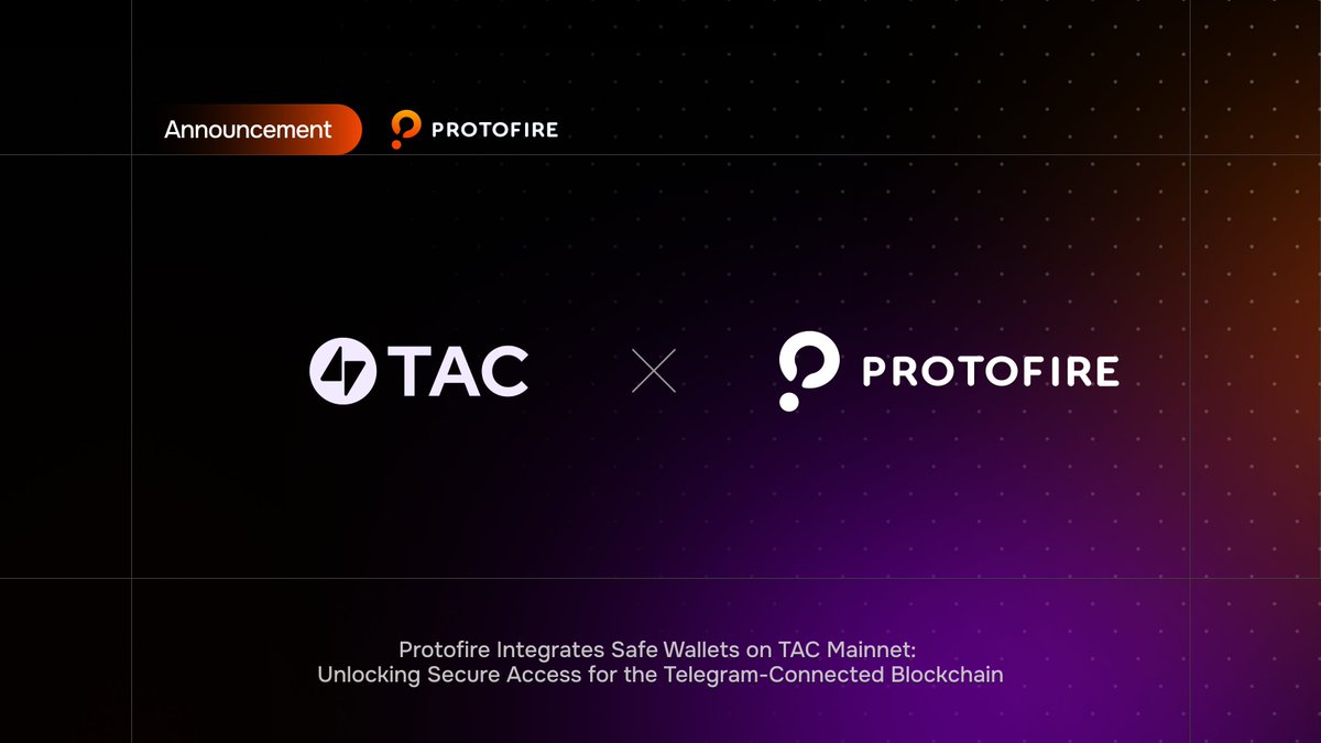 Safe Wallets are now live on @TacBuild Mainnet